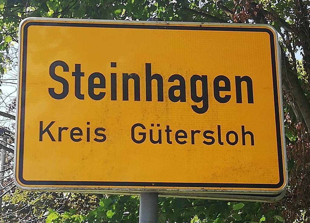 Ortsschild Steinhagen